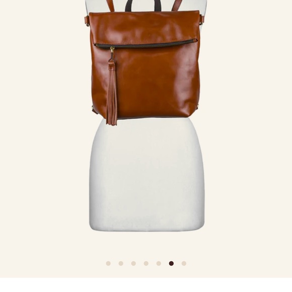 Patricia Nash Leather Luzille Convertible Backpack/ Crossbody. - Picture 11 of 11